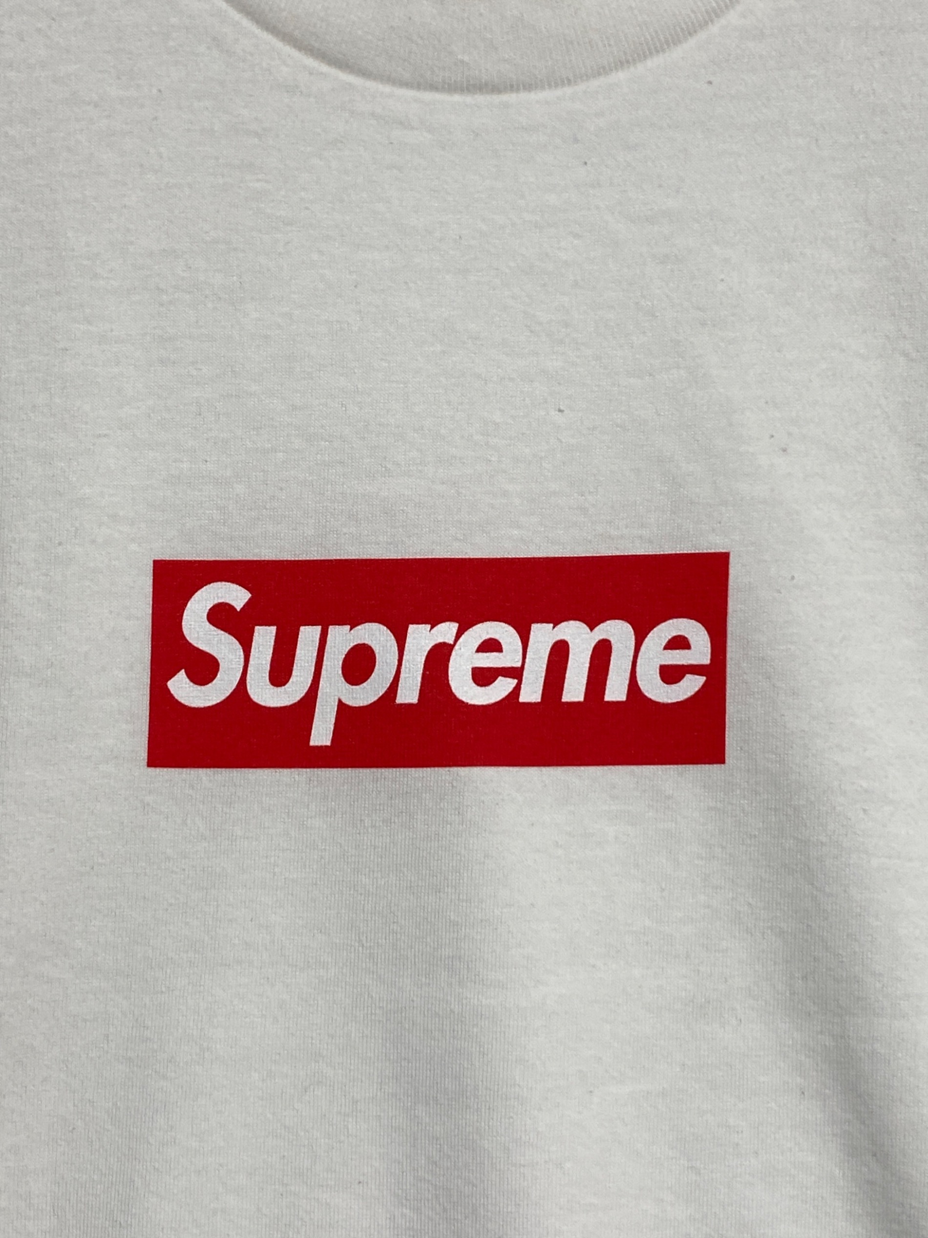 中古・古着通販】SUPREME (シュプリーム) L/S Tee box logo ホワイト