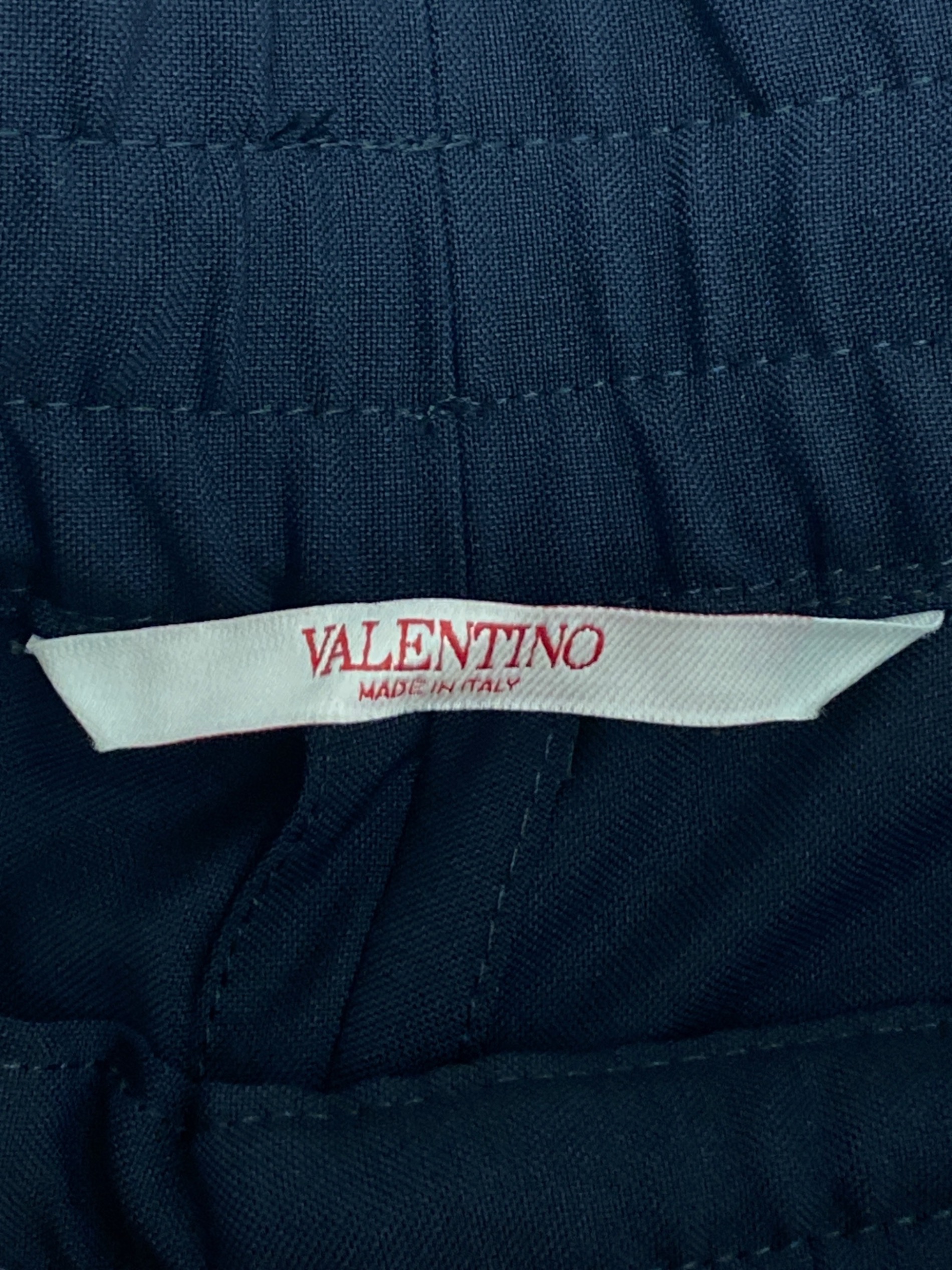 正規 19SS VALENTINO ヴァレンティノ イージーパンツ 中古・古着通販】VALENTINO (ヴァレンティノ) イージーパンツ ネイビー