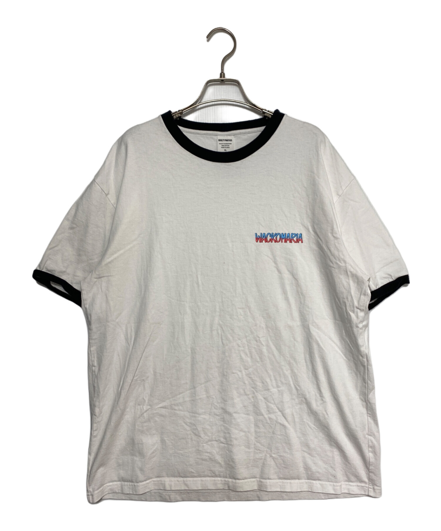 中古・古着通販】WACKO MARIA (ワコマリア) RINGER T-SHIRT ホワイト
