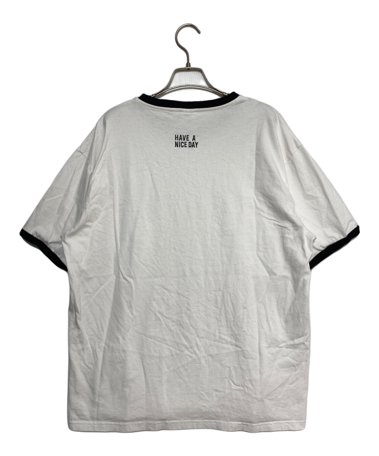 中古・古着通販】WACKO MARIA (ワコマリア) RINGER T-SHIRT ホワイト