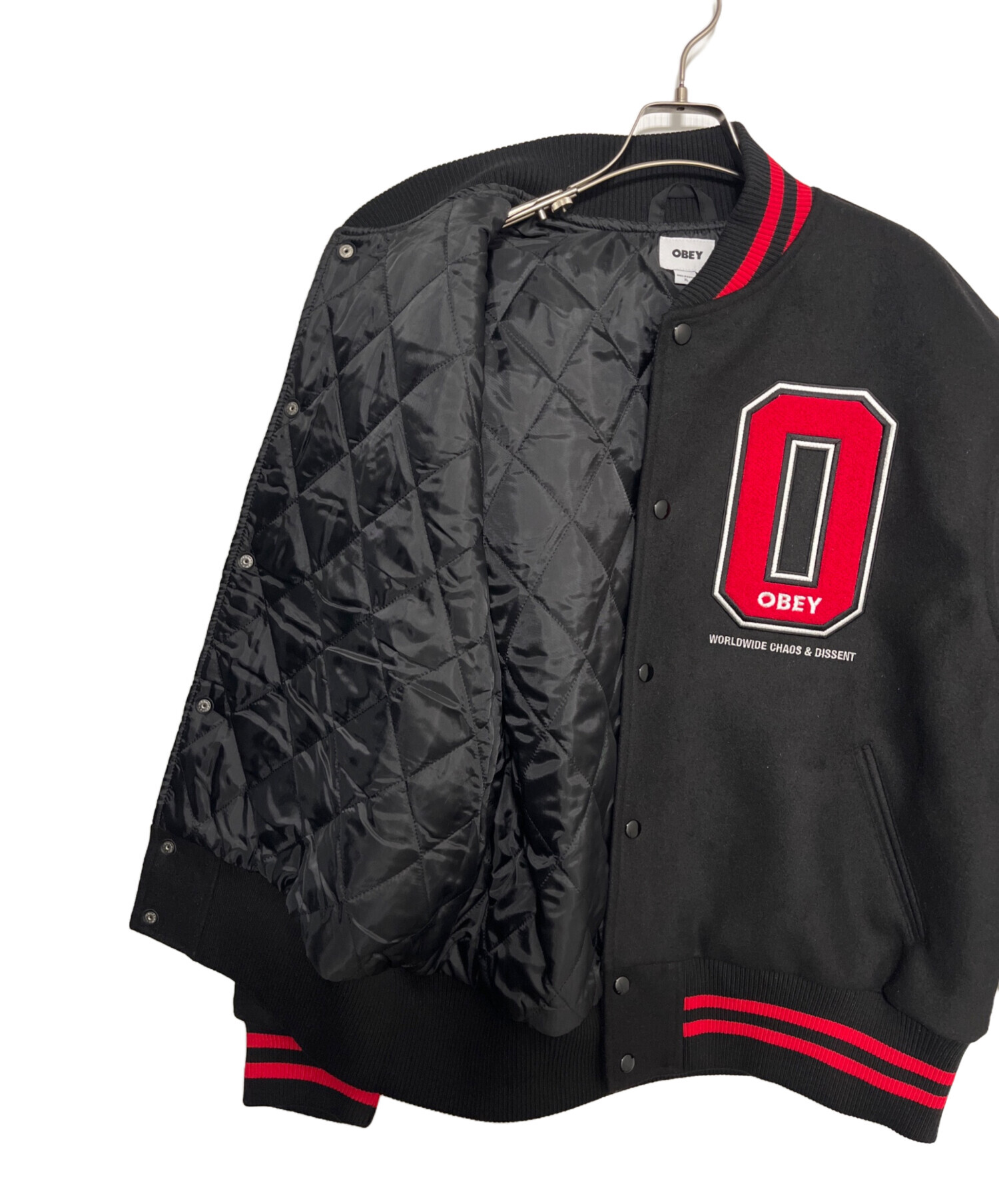 中古・古着通販】OBEY (オベイ) TOKYO INTERNATIONAL VARSITY JACKET