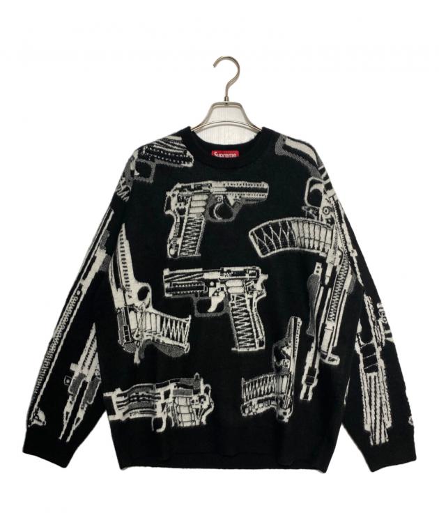 中古・古着通販】Supreme (シュプリーム) Guns Sweater ブラック