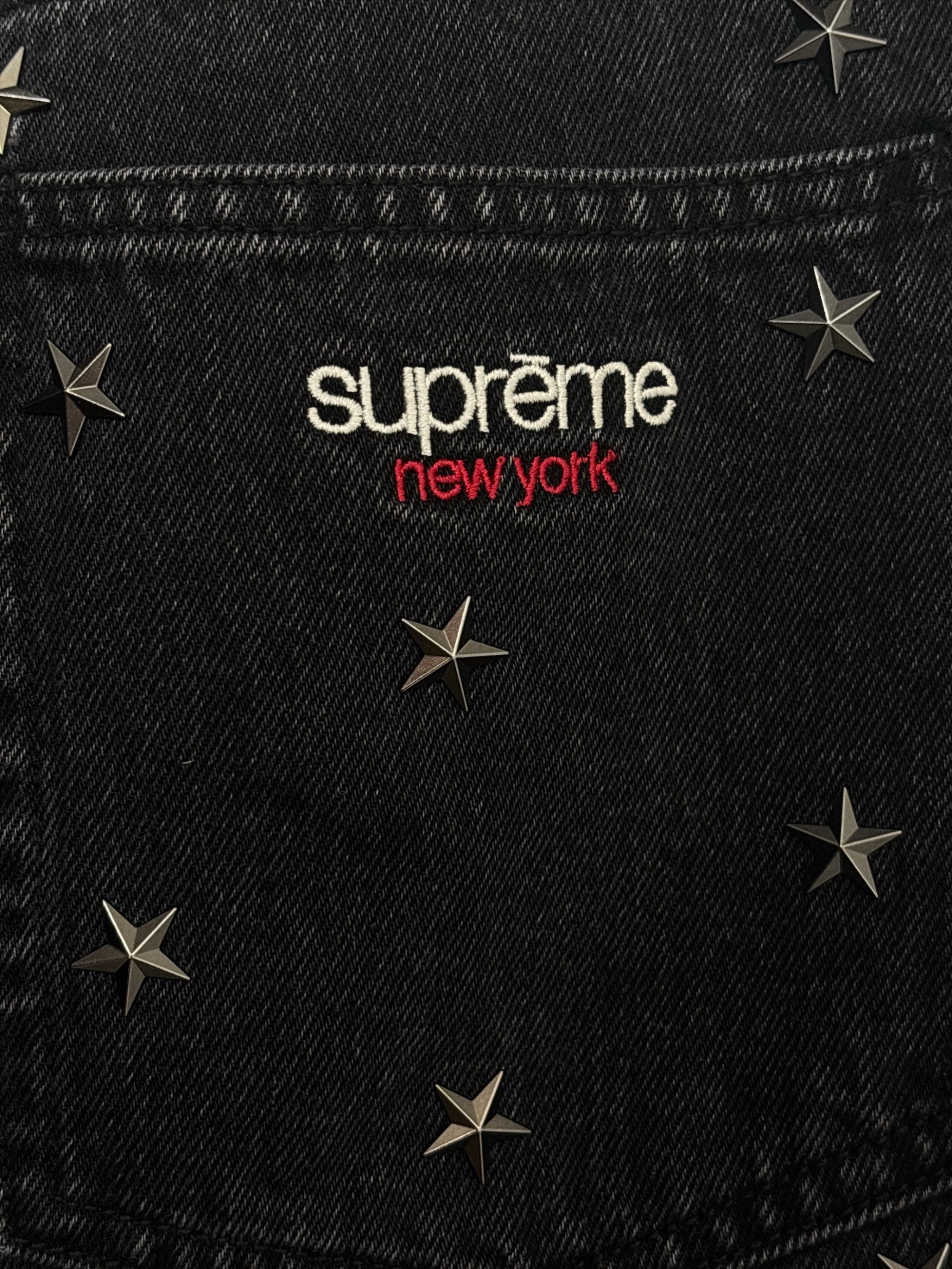 中古・古着通販】SUPREME (シュプリーム) Stars Studded Baggy Denim