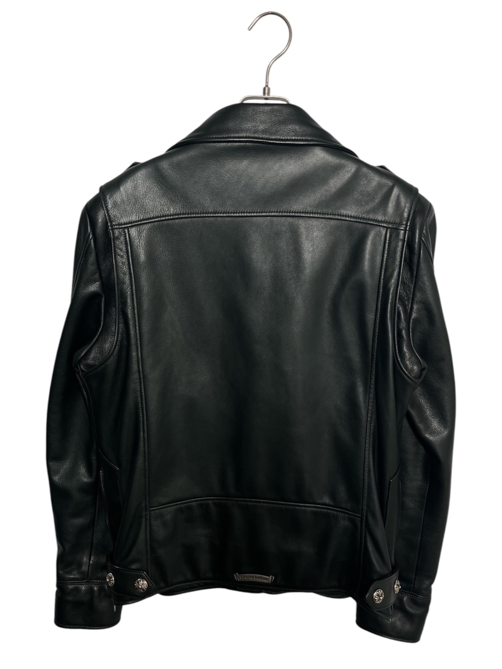 クロムハーツChrome Heartsオールドシングルライダースレザージャケット 中古・古着通販】CHROME HEARTS (クロムハーツ) SLUFF／スラフ レザー
