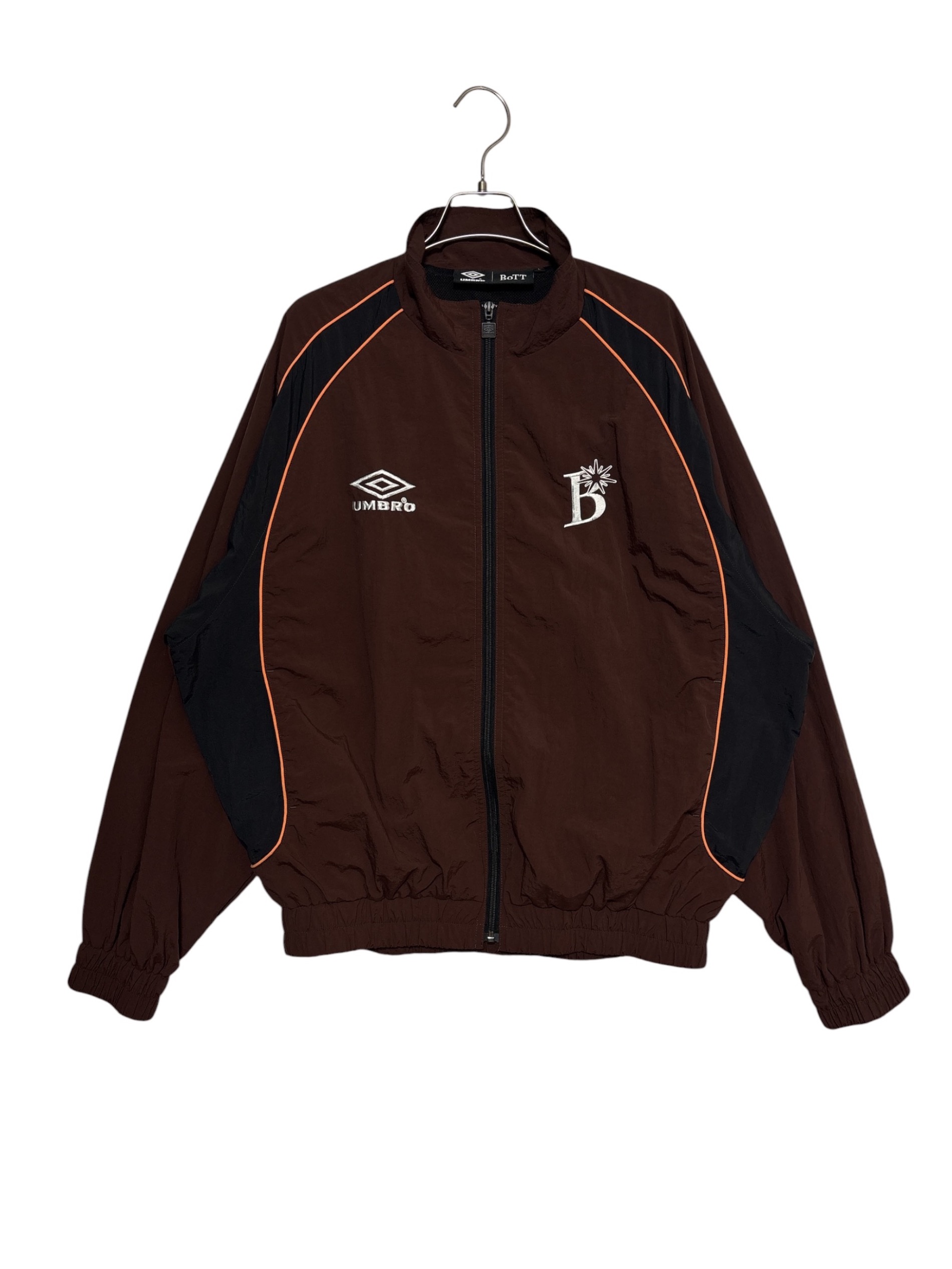 BoTT × UMBRO ブラウン トラックジャケット 中古・古着通販】BoTT (ボット) UMBRO (アンブロ) BEAMS T (ビームス