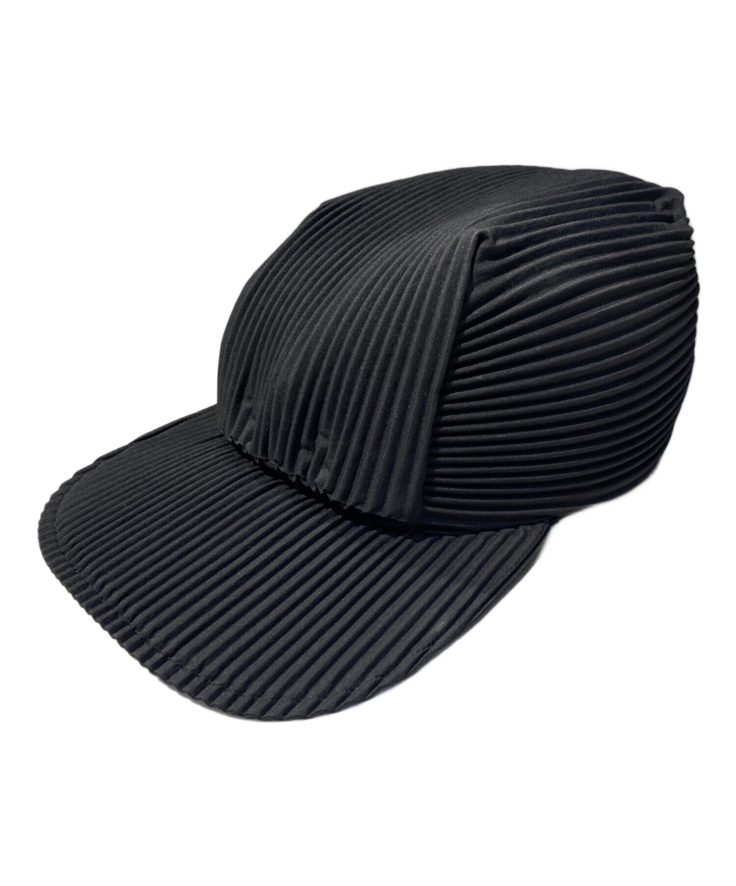 未使用メンズHOMME PLISSE ISSEY MIYAKEプリーツ キャップ 中古・古着通販】HOMME PLISSE ISSEY MIYAKE (オム プリッセ イッセイ