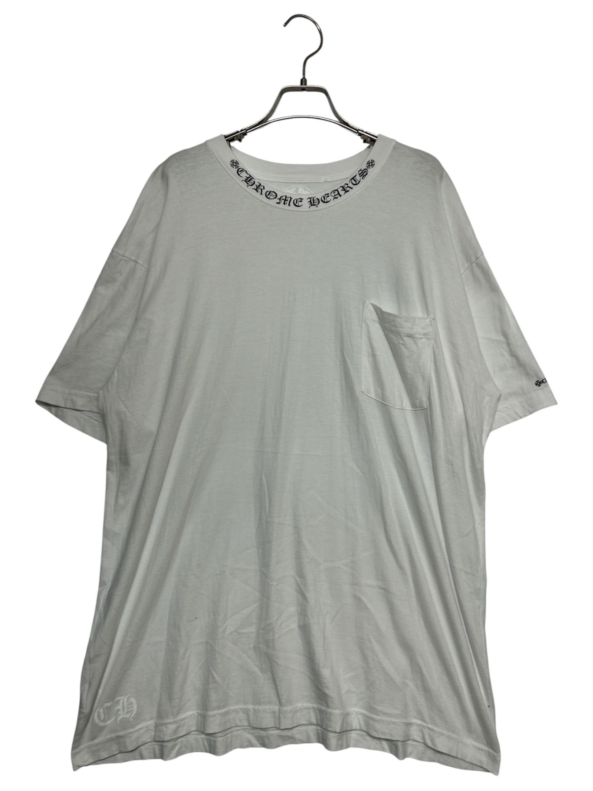 中古・古着通販】CHROME HEARTS (クロムハーツ) Neck Logo S/S T-Shirt