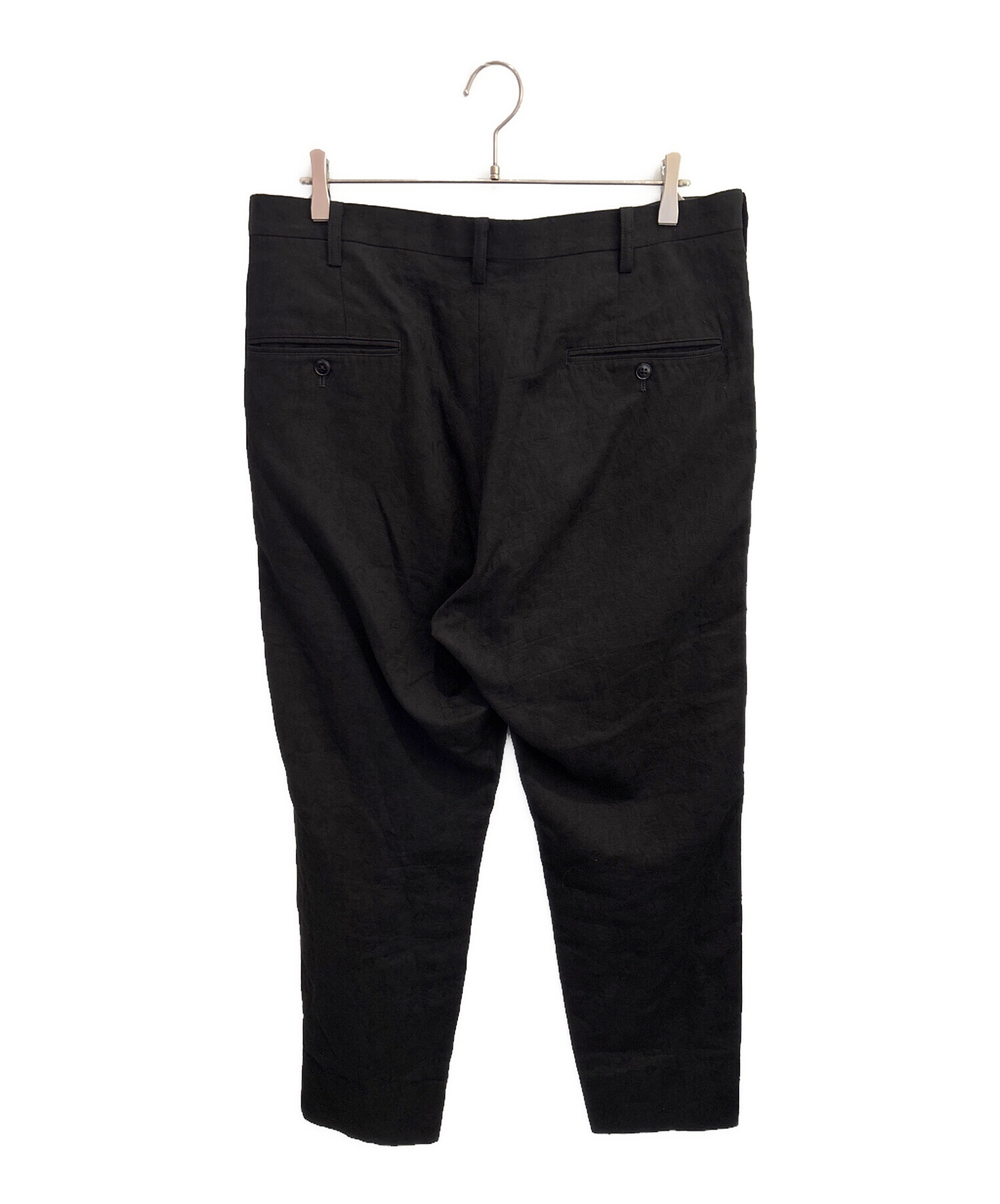 Yohji Yamamoto POUR HOMME 刺繍スラックス パンツ 中古・古着通販】Yohji Yamamoto pour homme (ヨウジヤマモト