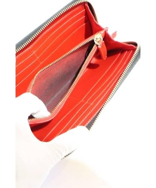 Christian Louboutin クリスチャンルブタン 長財布 オレンジ 中古 
