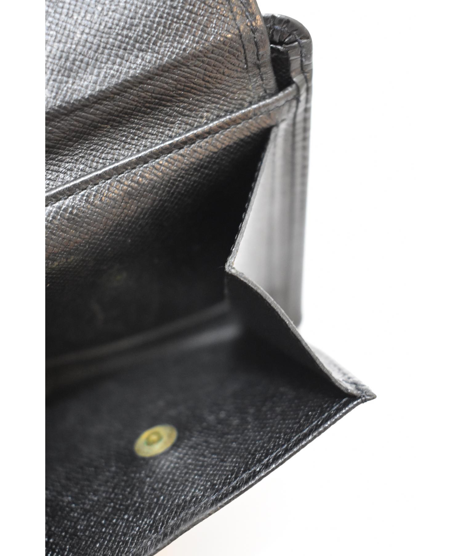未使用　LOUISVUITTON ルイヴィトン　エピ　二つ折り財布　黒　ブラック 中古・古着通販】LOUIS VUITTON (ルイヴィトン) 2つ折り財布 ブラック