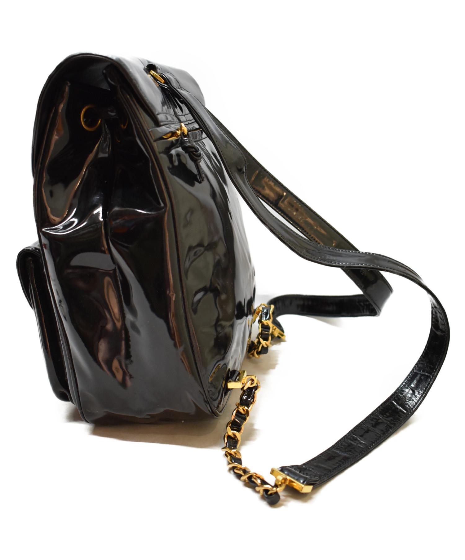 CHANEL シャネル エナメル リュック