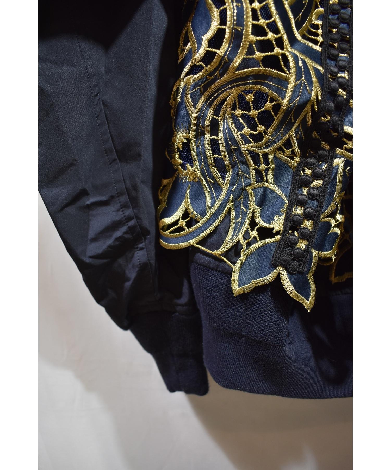 sacai 19-04543　レース付きナイロンブルゾン 中古・古着通販】sacai (サカイ) レースブルゾン サイズ:1｜ブランド