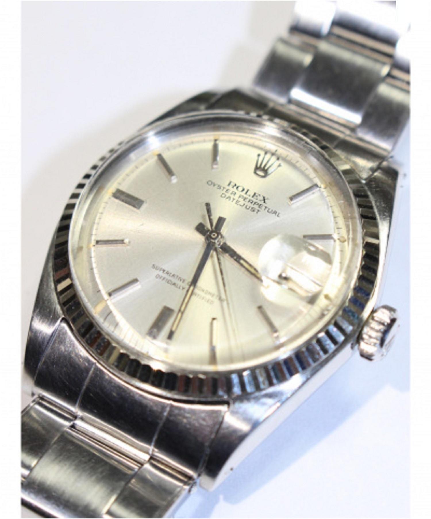 ロレックス デイトジャスト シルバー(ジャンク品) 中古・古着通販】ROLEX (ロレックス) デイトジャスト シルバー サイズ