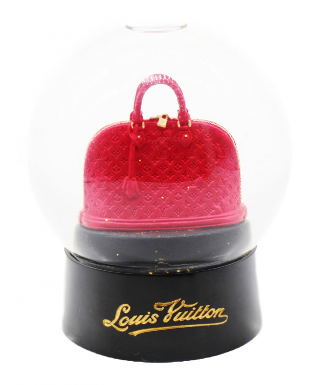 ルイ・ヴィトン 赤 スノードーム LOUIS VUITTON ルイヴィトン