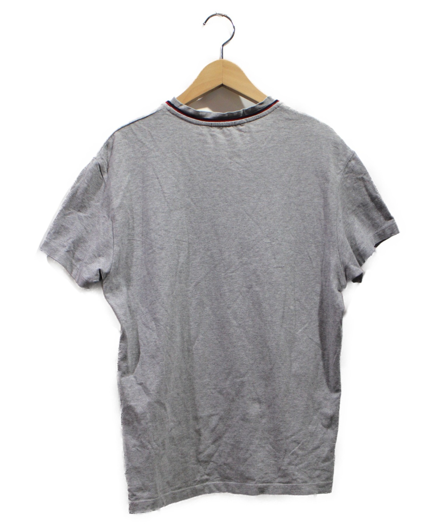 中古・古着通販】MONCLER (モンクレール) ワンポイントロゴTシャツ