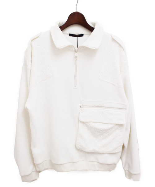 Louis Vuittonベロアマルチポケットハーフジップスウェット 中古・古着通販】LOUIS VUITTON (ルイ・ヴィトン) 19SS/ベロアマルチ