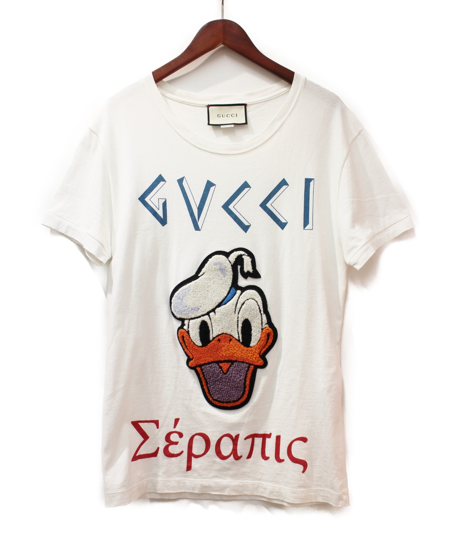 中古・古着通販】GUCCI (グッチ) ドナルドTシャツ ホワイト サイズ:M 