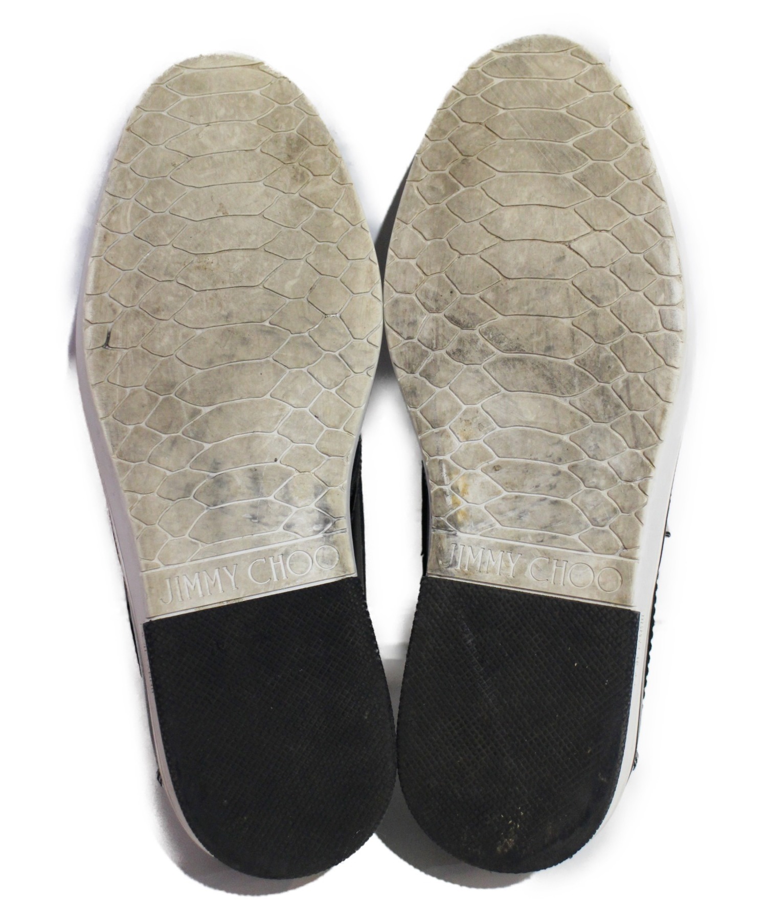 中古・古着通販】JIMMY CHOO (ジミーチュウ) スタースタッズスリッポン 