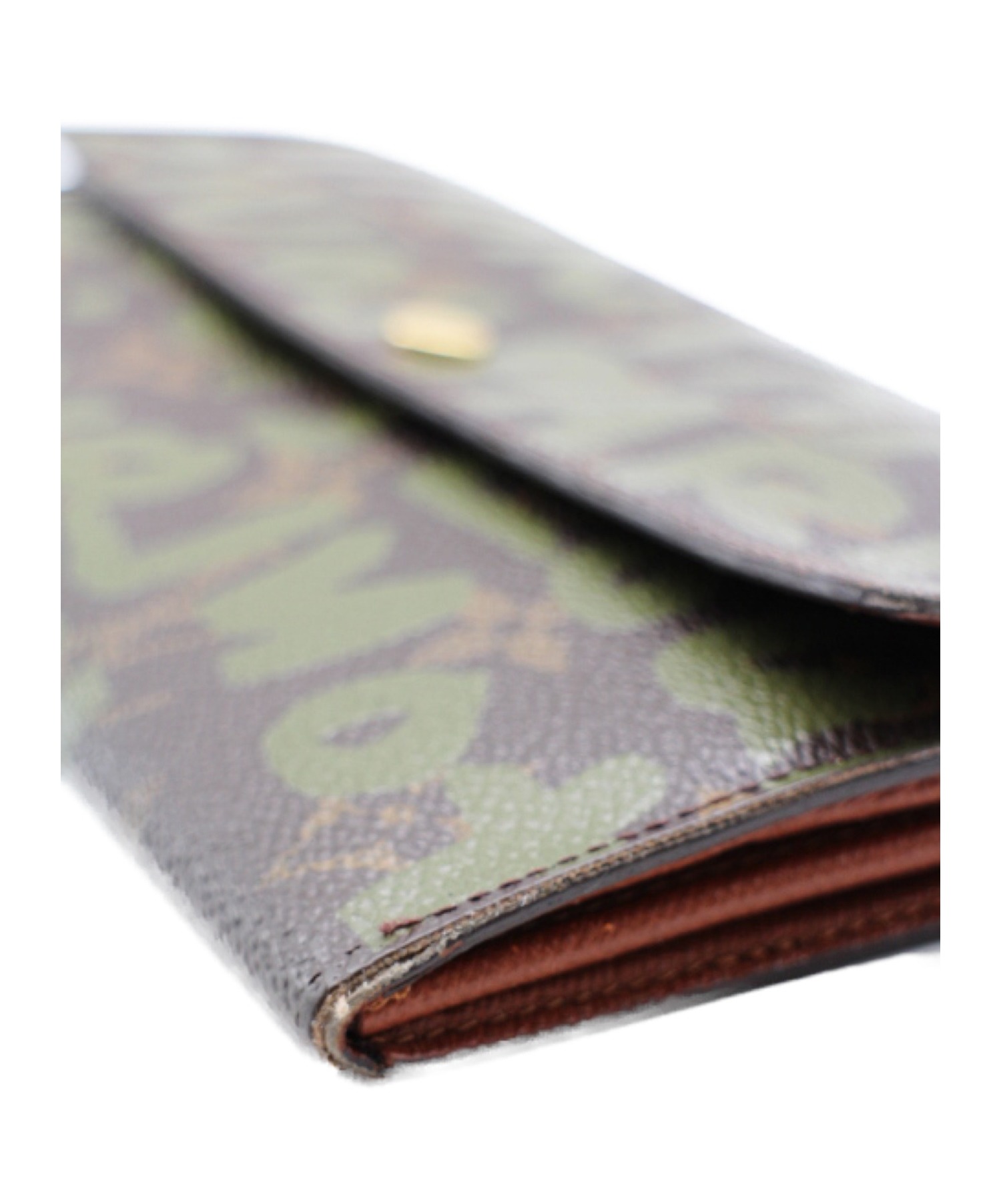 LOUIS VUITTON モノグラム グラフティ ポルトモネクレディ 長財布 