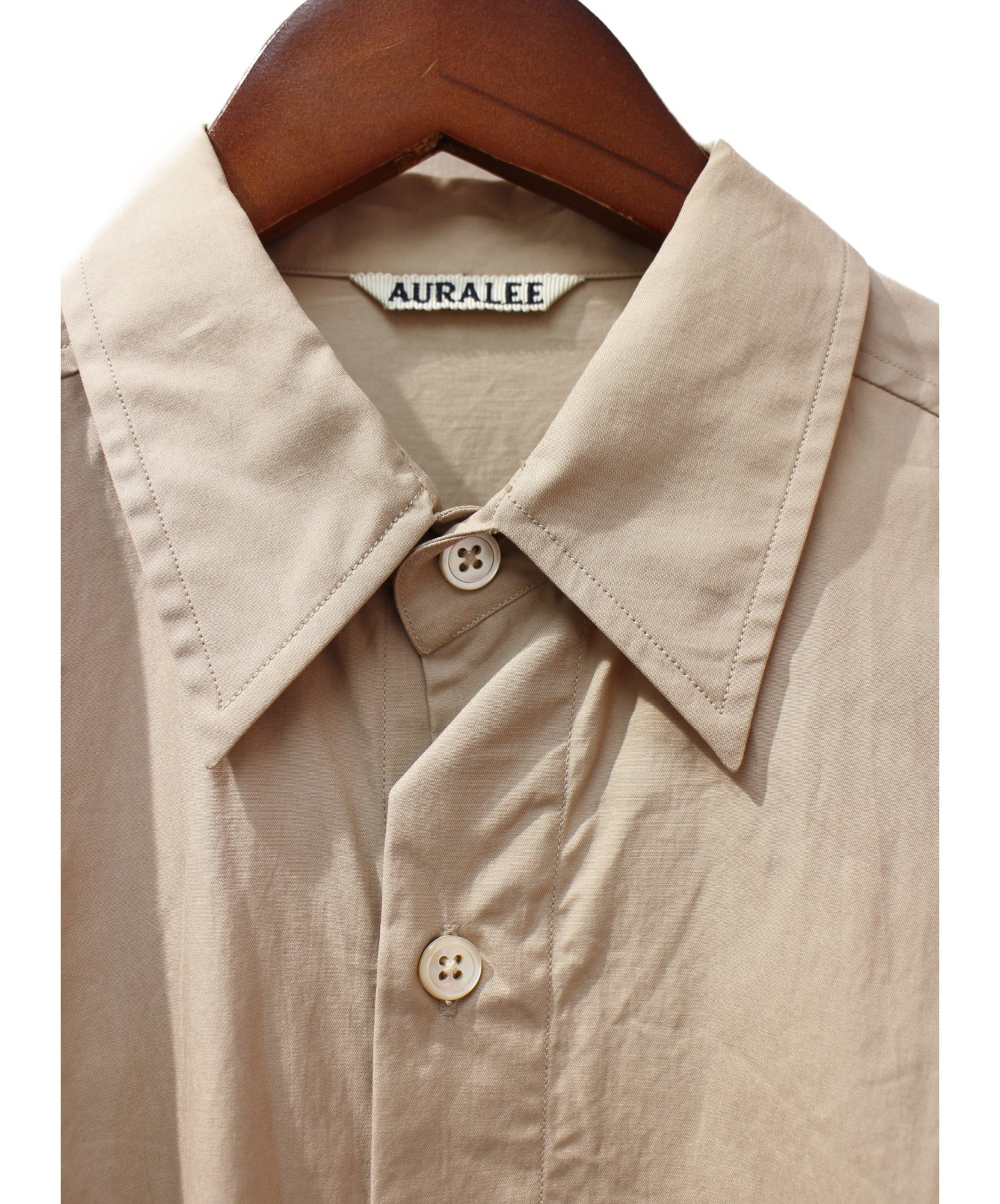 中古・古着通販】AURALEE (オーラリー) WASHED FINX TWILL BIG SHIRTS