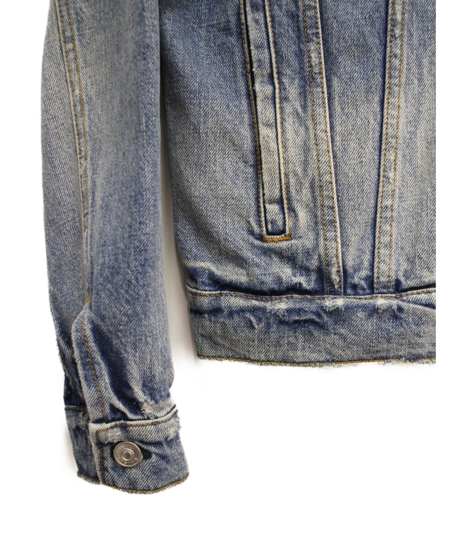 中古・古着通販】BALENCIAGA (バレンシアガ) バックプリントデニム 