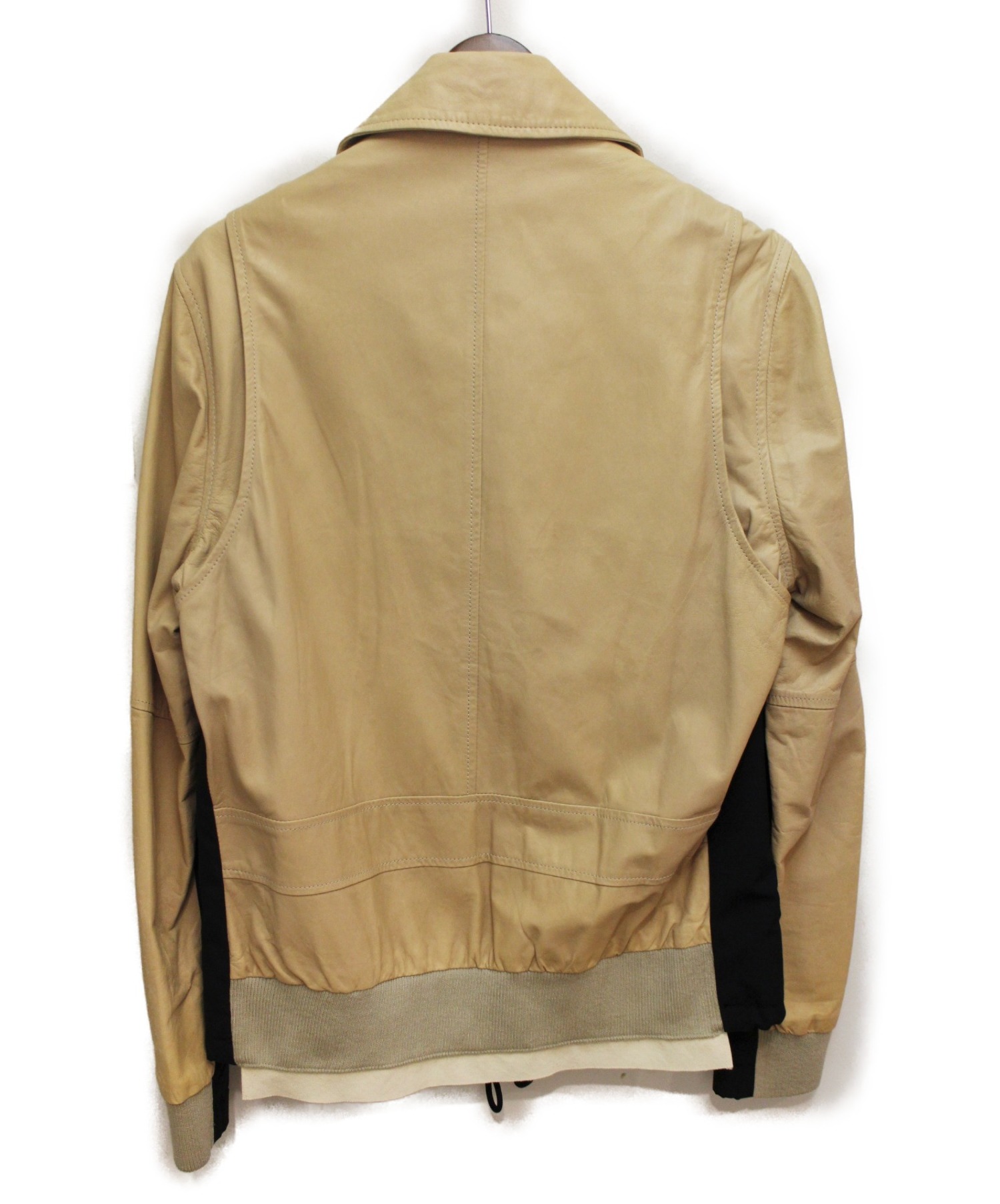 中古・古着通販】Maison Margiela (メゾンマルジェラ) レザー切替 