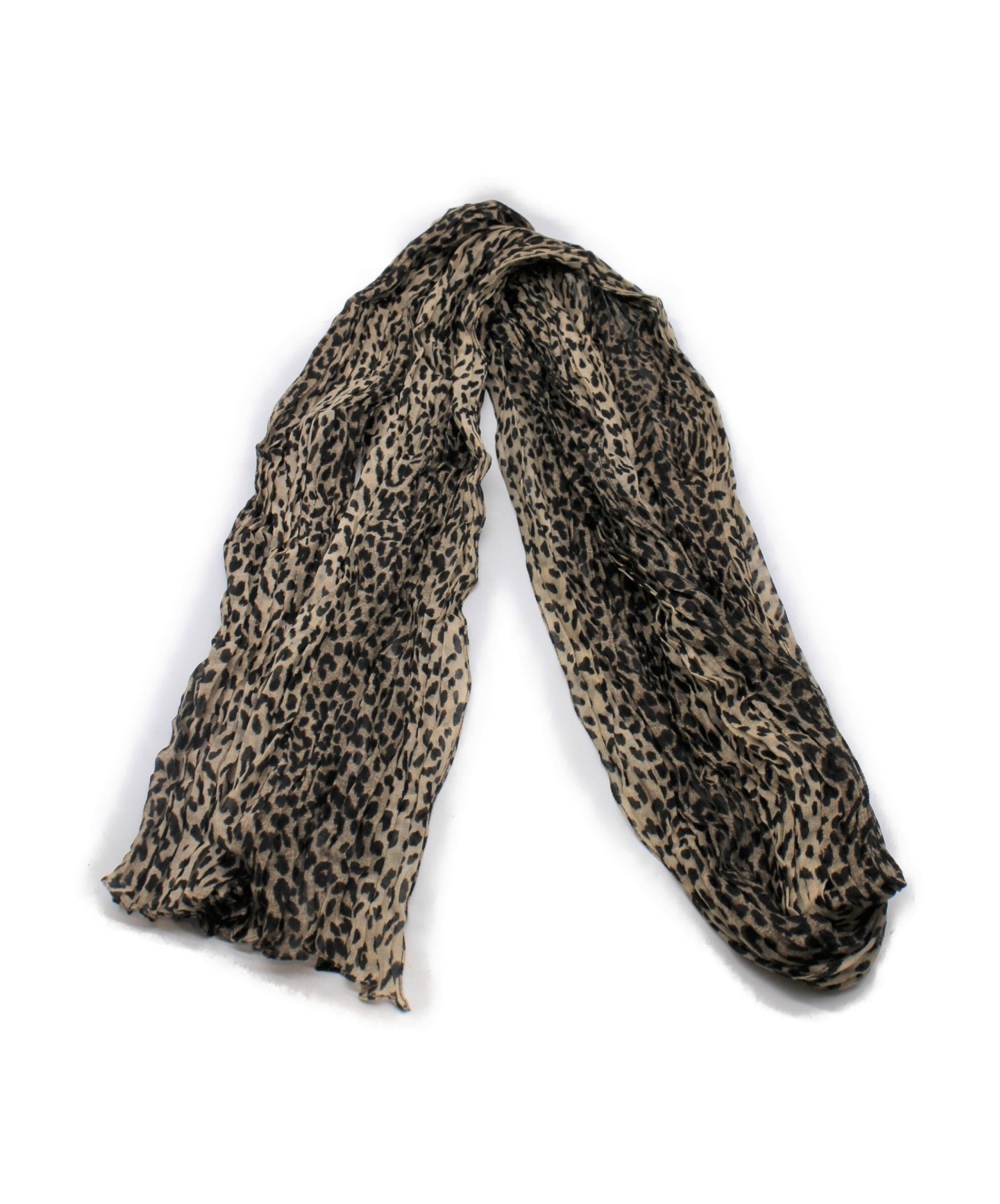 Saint Laurent Paris ストール - 黒x白(星柄)