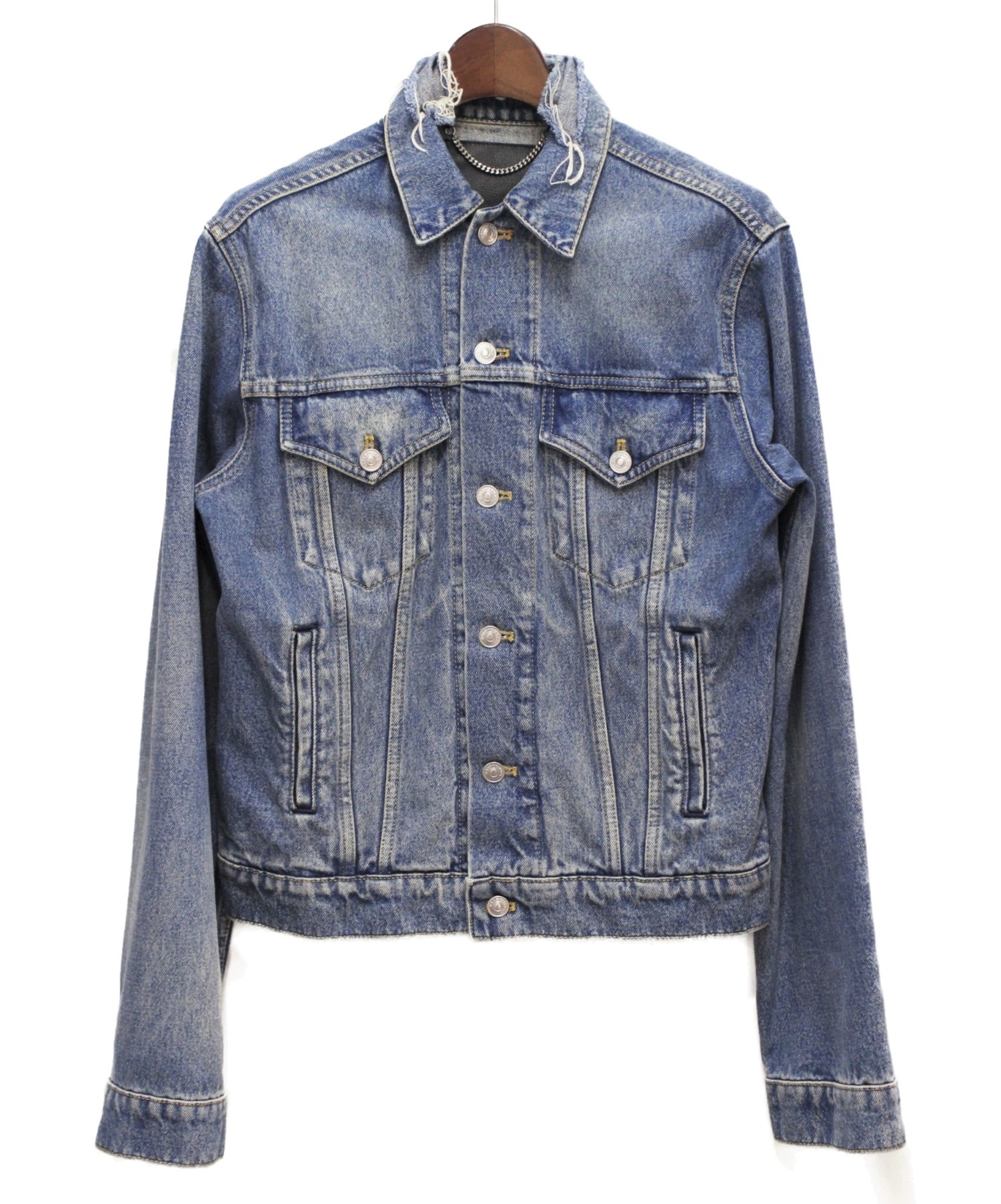 バレンシアガ　BALENCIAGA デニム　ジャケット　サイズ44 バレンシアガ BALENCIAGA デニムジャケット 44｜Yahoo!フリマ（旧