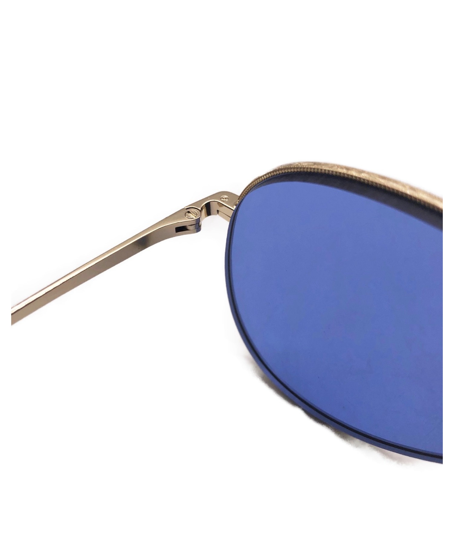 中古・古着通販】GUCCI (グッチ) アビエーターサングラス ゴールド  