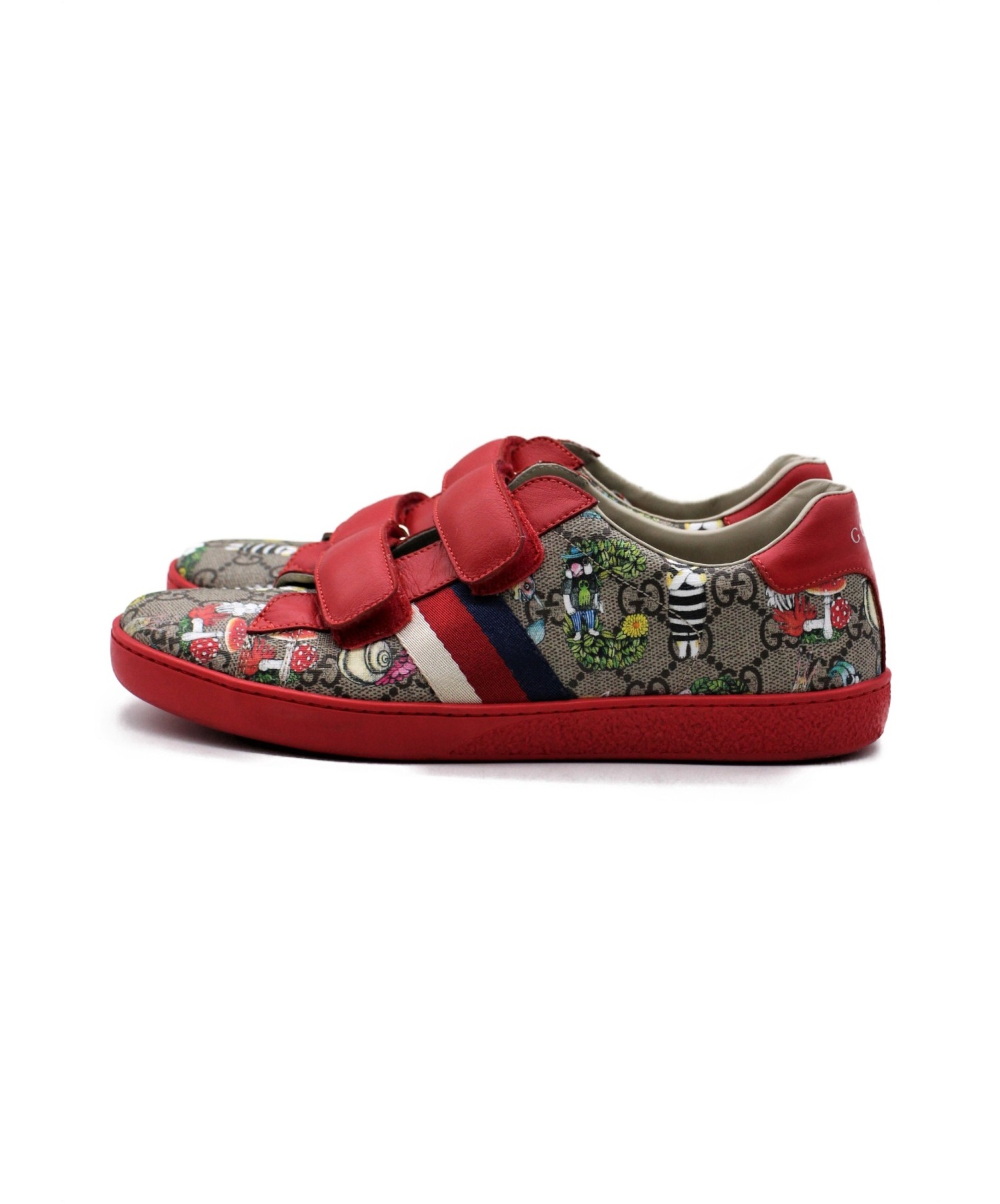 中古・古着通販】GUCCI (グッチ) 20SS ベルクロスニーカー レッド