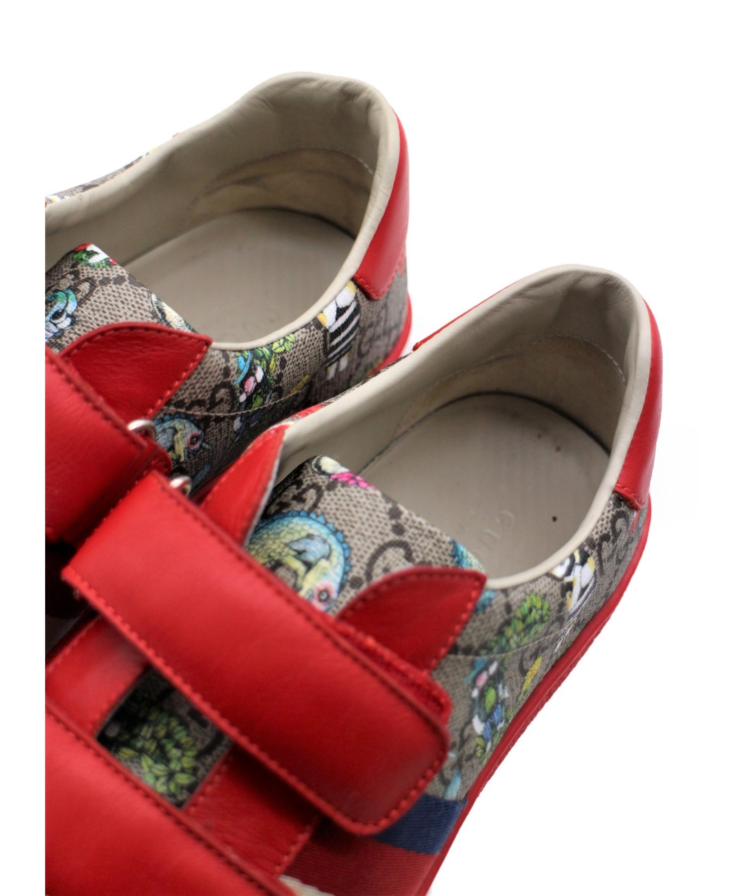中古・古着通販】GUCCI (グッチ) 20SS ベルクロスニーカー レッド 