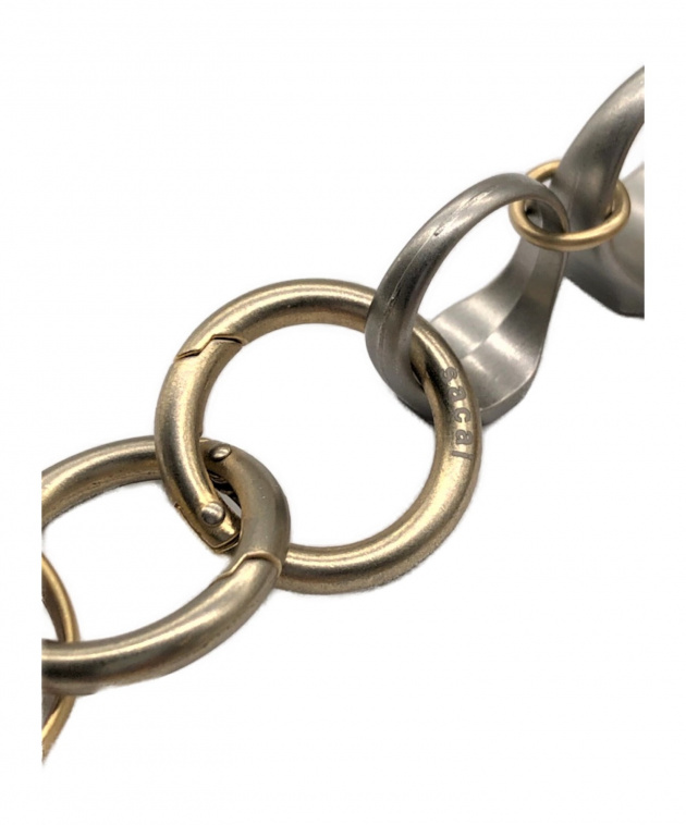 値下げ！ Sacai ゴールドシルバーチェーンネックレス Sacai マルチチェーン ネックレス 通販 - FARFETCH