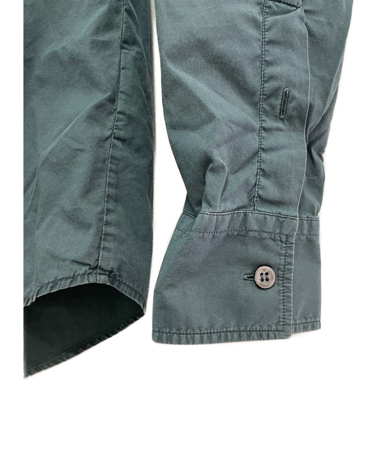 Maison Martin Margiela 長袖シャツ　グリーン　44 中古・古着通販】Maison Margiela (メゾンマルジェラ) レギュラー