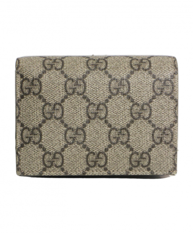 中古・古着通販】GUCCI (グッチ) コンパクトウォレット ベージュ