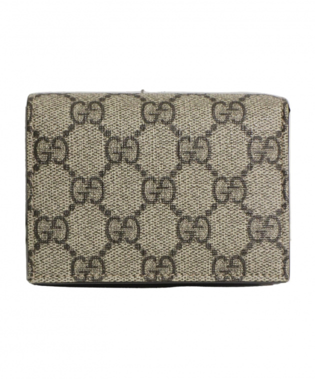 中古・古着通販】GUCCI (グッチ) コンパクトウォレット ベージュ