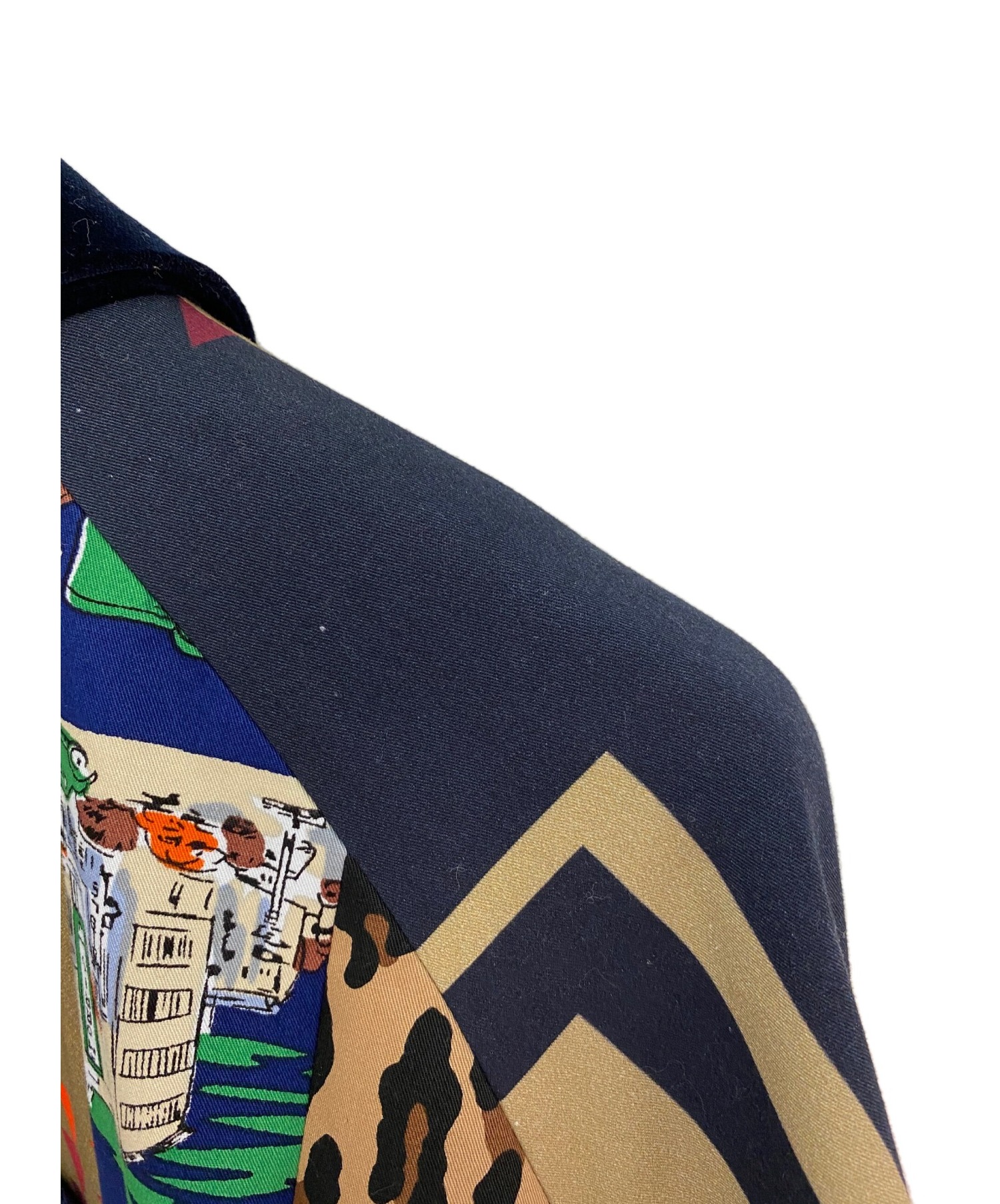 中古・古着通販】sacai (サカイ) Archive Print Mix Coat マルチカラー