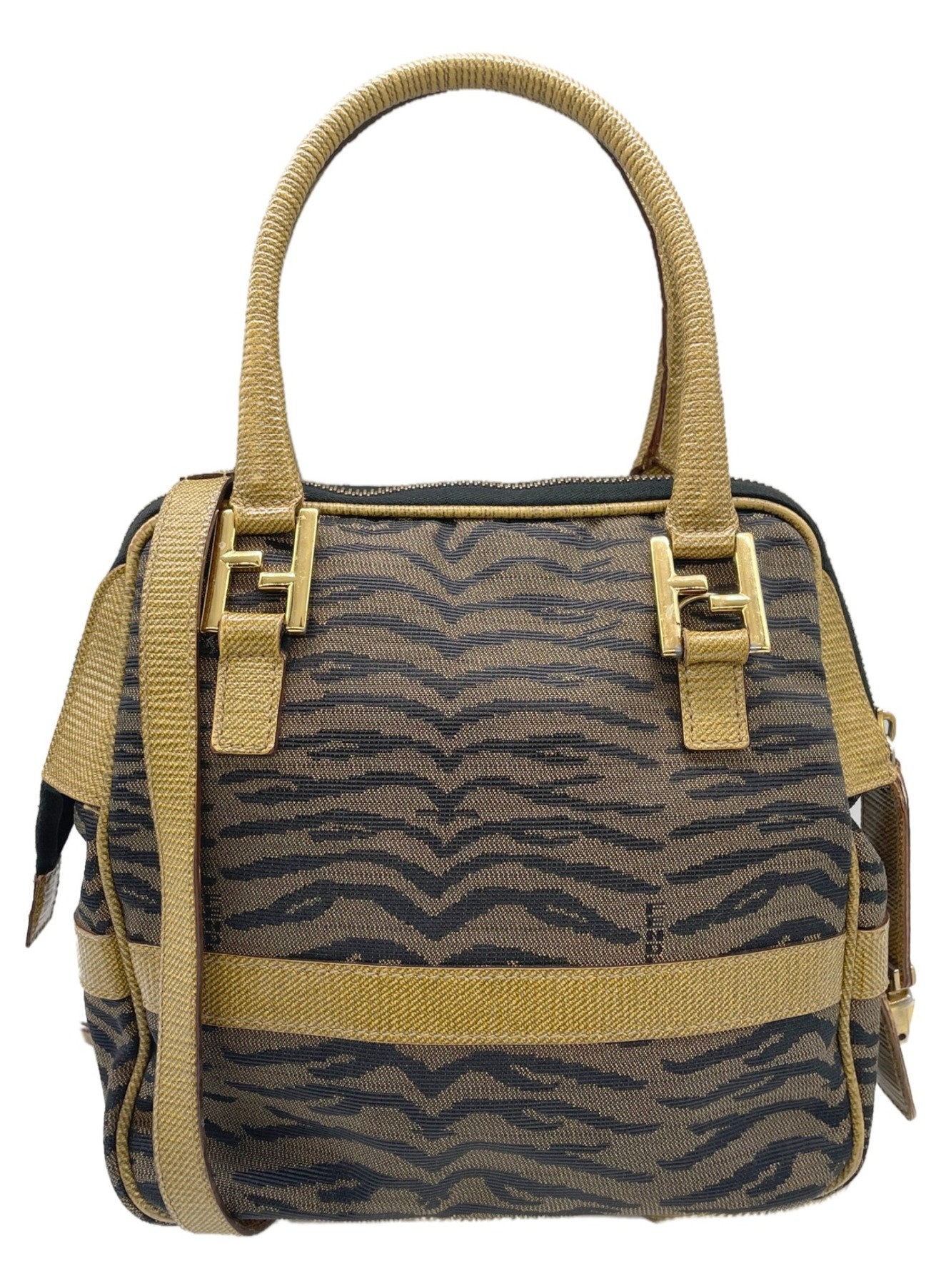 中古・古着通販】FENDI (フェンディ) ゼブラ柄2WAYショルダーバッグ 