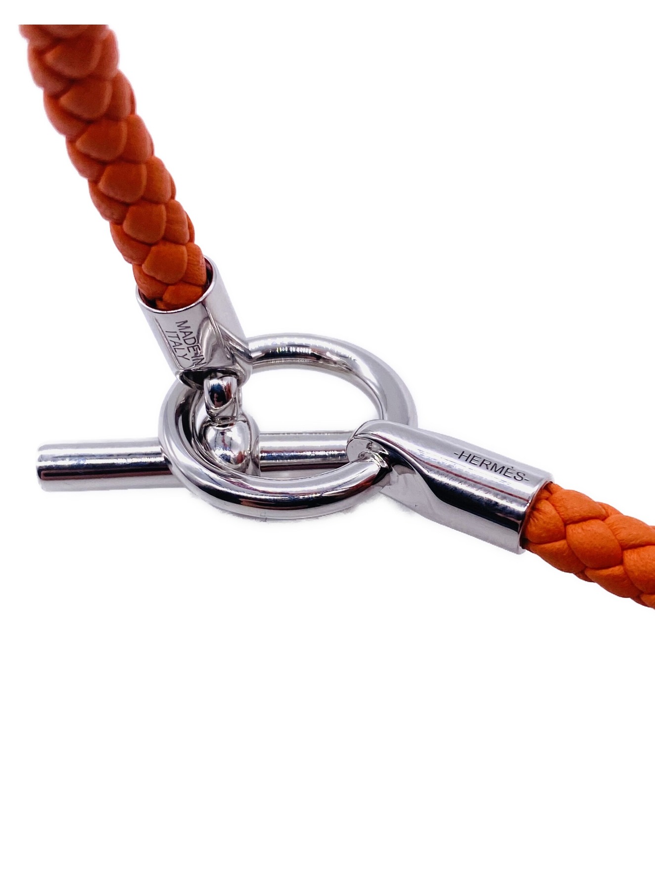 中古・古着通販】HERMES (エルメス) グレナン レザーブレスレット