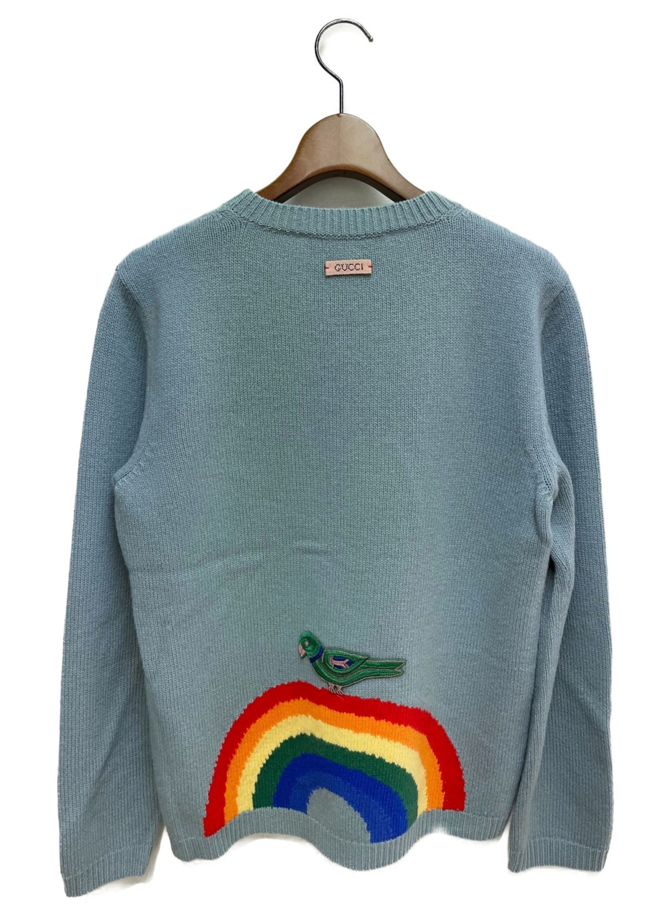 中古・古着通販】GUCCI (グッチ) タイガーインターシャウールニット