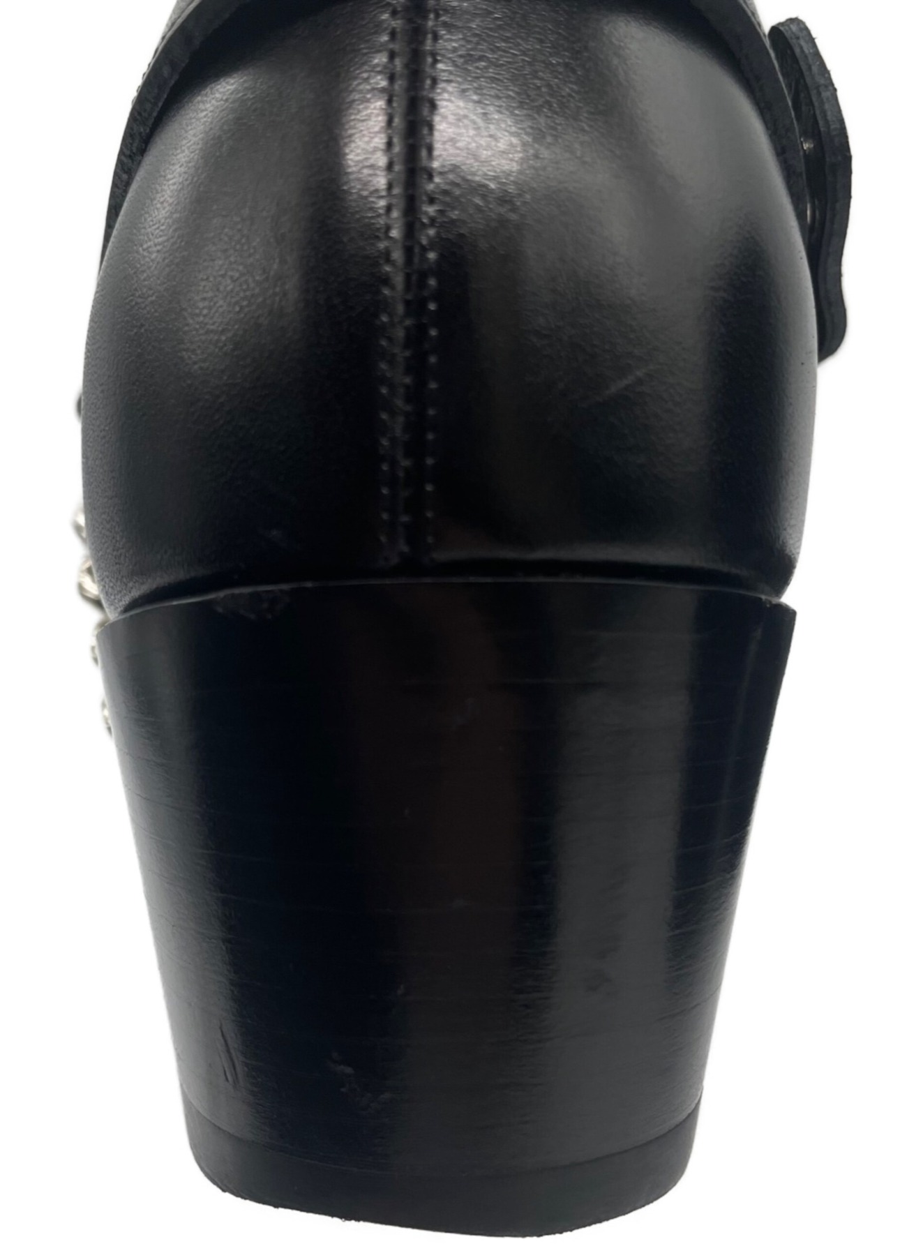 中古・古着通販】CELINE (セリーヌ) リングブーツ ブラック サイズ:42 