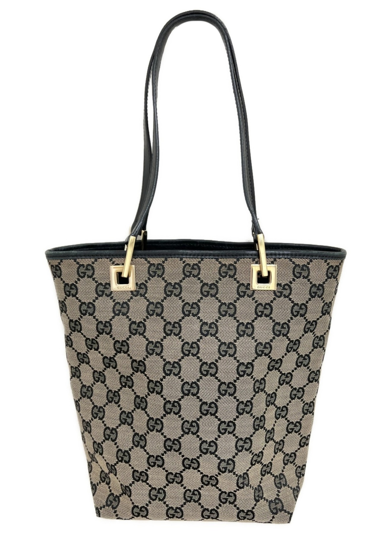 中古・古着通販】GUCCI (グッチ) GG柄トートバッグ ベージュ サイズ 
