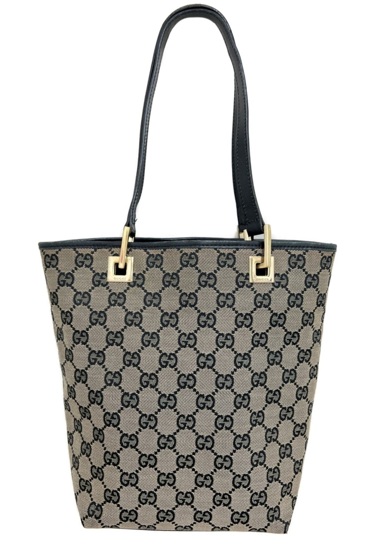 中古・古着通販】GUCCI (グッチ) GG柄トートバッグ ベージュ サイズ 