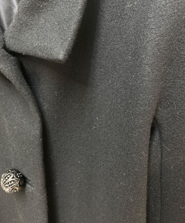 中古・古着通販】BALENCIAGA (バレンシアガ) ウールコート ブラック