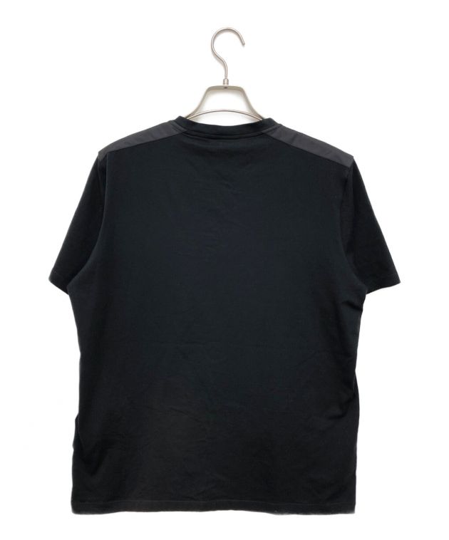 中古・古着通販】PRADA (プラダ) ナイロンポケットTシャツ ブラック 中古・古着通販】PRADA (プラダ) ナイロンポケットTシャツ ブラック