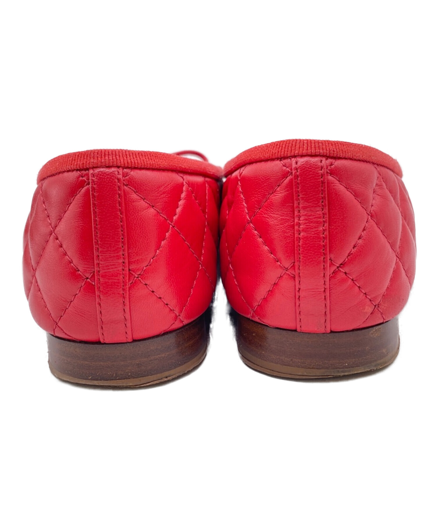 中古・古着通販】CHANEL (シャネル) キルティングフラットパンプス