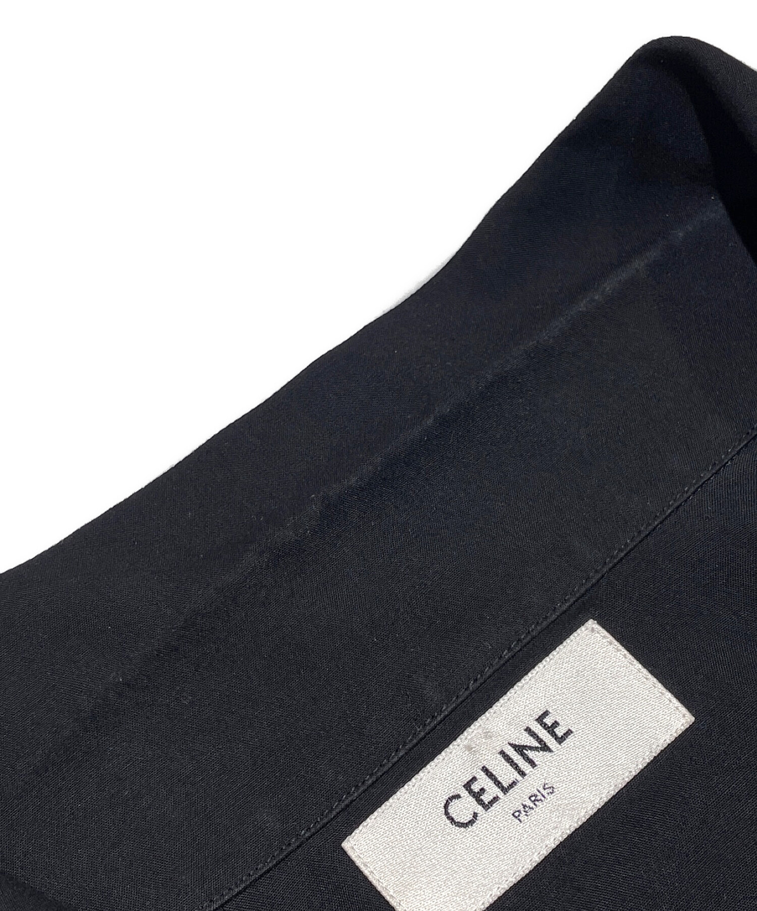 中古・古着通販】CELINE (セリーヌ) 21SS ボウリングシャツ ブラック 