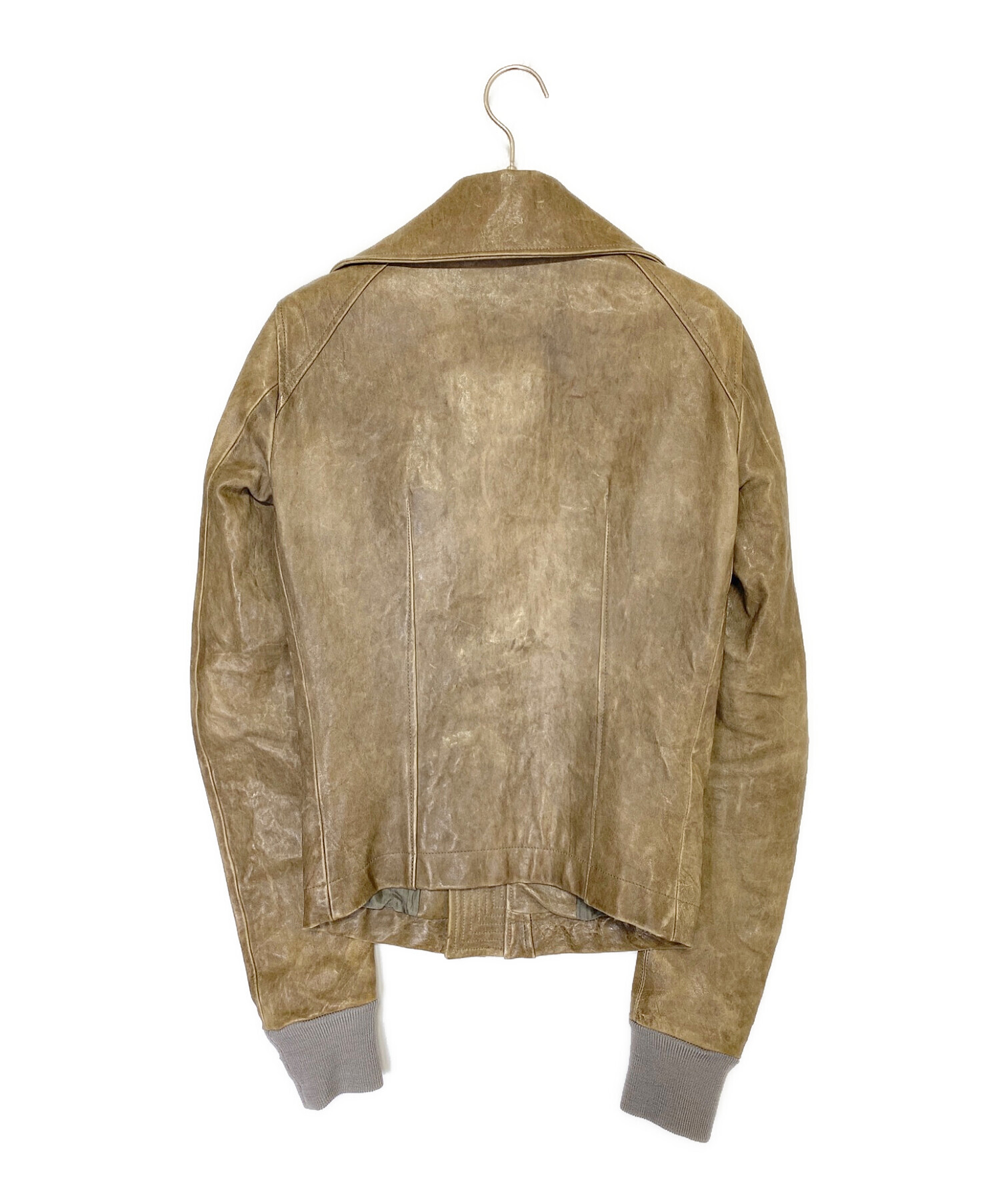 中古・古着通販】RICK OWENS (リック・オウエンス) レザージャケット