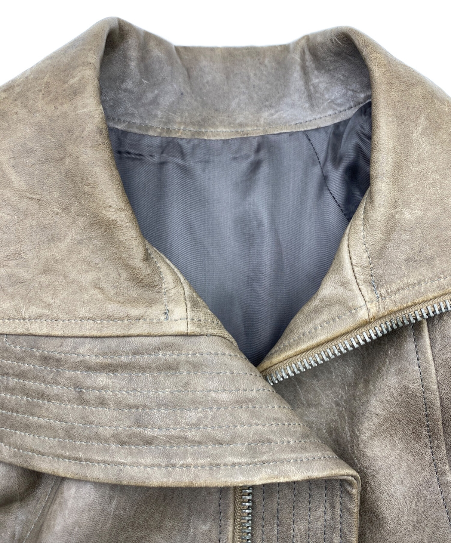 中古・古着通販】RICK OWENS (リック・オウエンス) レザージャケット