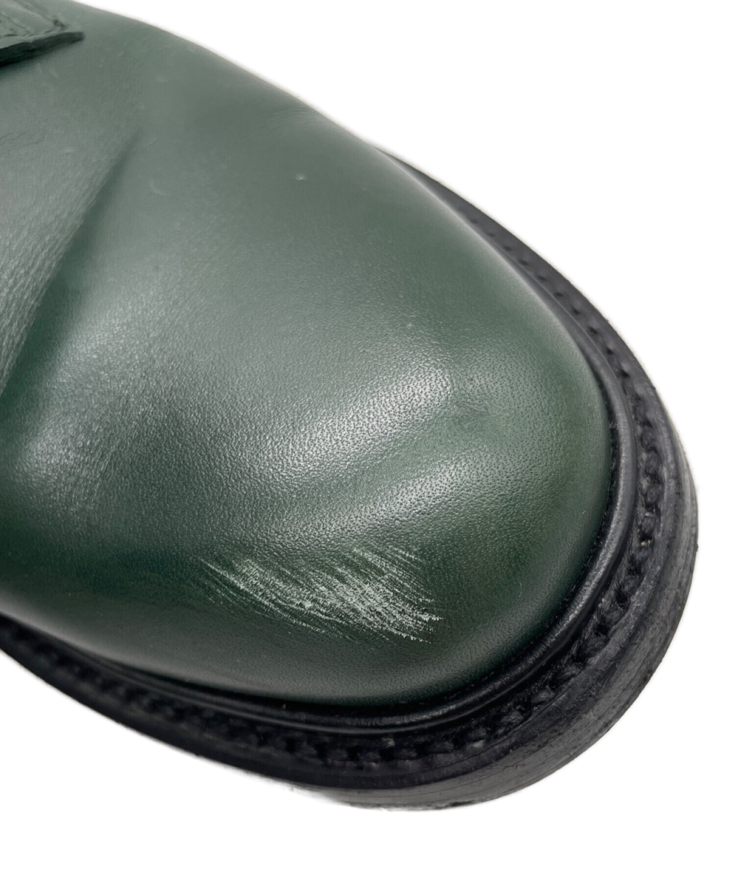 中古・古着通販】CELINE (セリーヌ) コンバットブーツ グリーン サイズ