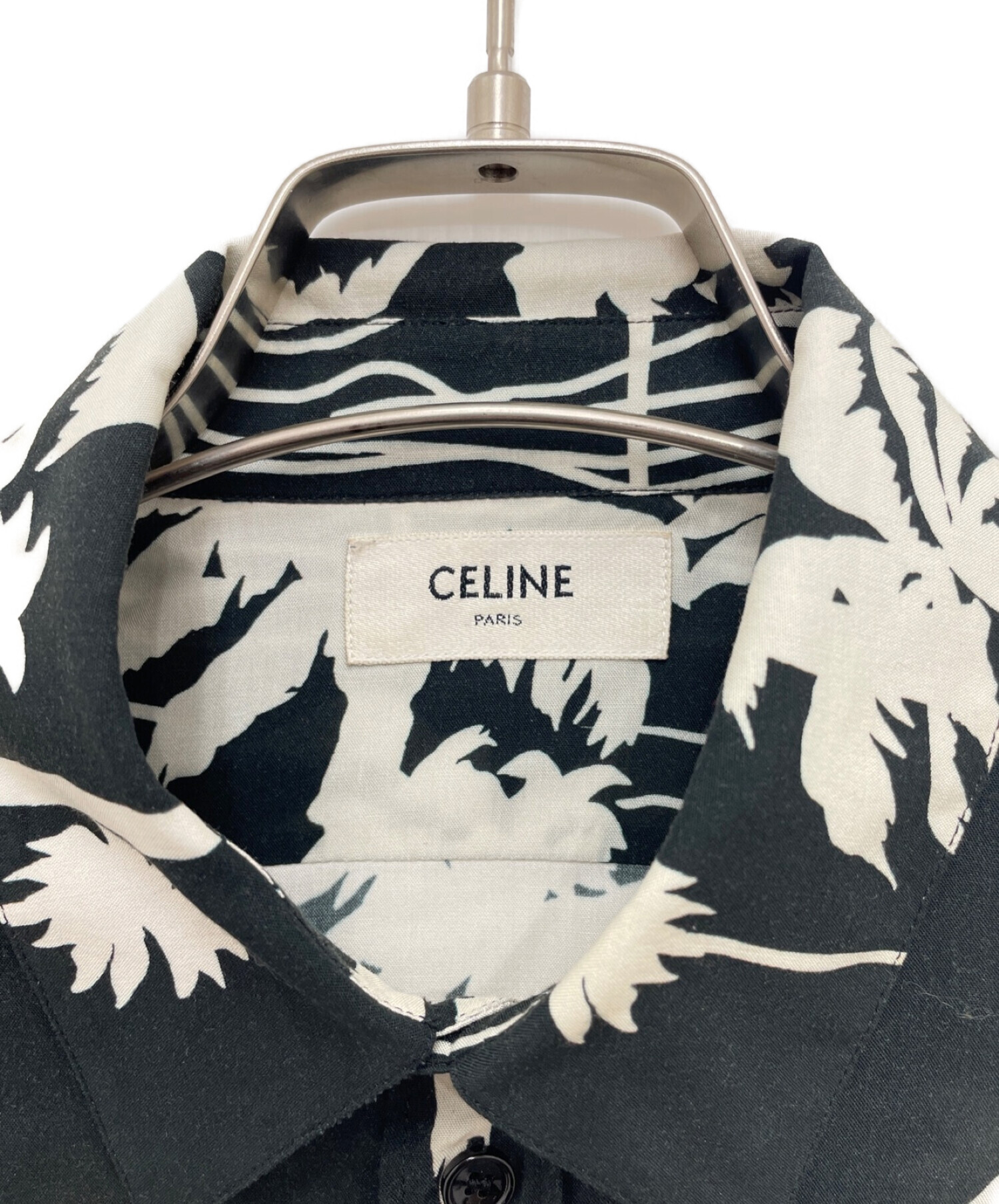 中古・古着通販】CELINE (セリーヌ) 21SS パームツリーシャツ ブラック